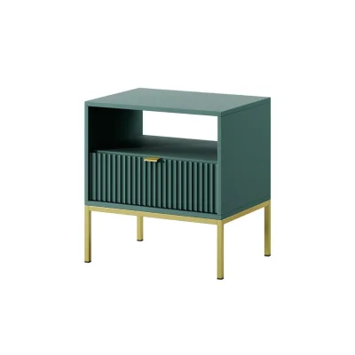 Furnlux Nachttisch Grün 54x56x39 cm