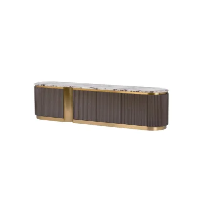 Furnlux Tv-Lowboard Dunkelgrau 200x50x40 cm