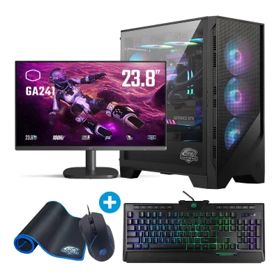 Gaming Komplett-PC AR238 - RX 9060 - Ryzen 5 5500 - 480 GB NVMe - 16GB RAM - Windows 11
