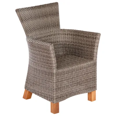 Gardenson Gartensessel-Set Grau 66x88x66 cm