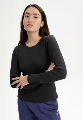 Geripptes Longsleeve Modell: Mehar GOTS