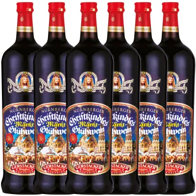 Gerstacker Nürnberger Christkindlesmarkt Glühwein - 6er Karton