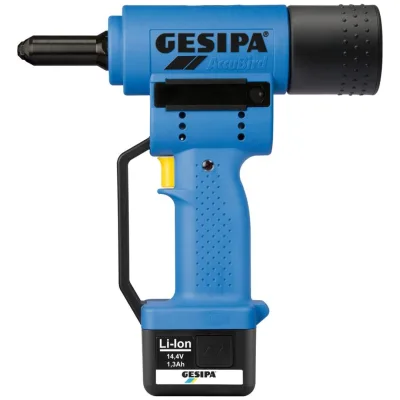 Gesipa Blindnietgerät Accu-Bird inkl. Akku 14,4 V, 1,3 Ah Li-ion, im Koffer