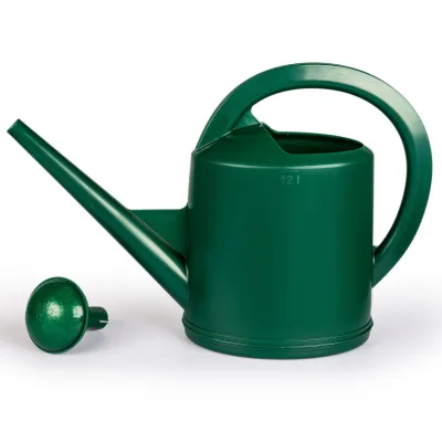 Gießkanne, mit Brause, grün, 12 l, 61 x 19 cm