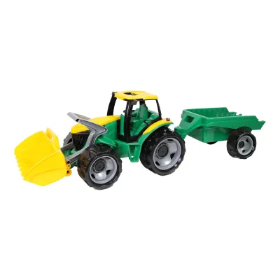 GIGA TRUCKS Traktor+Frontl.+Anhänger, SK