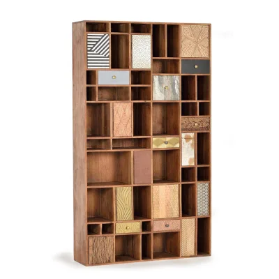Giner y Colomer Bücherregal Braun 115x200x30 cm