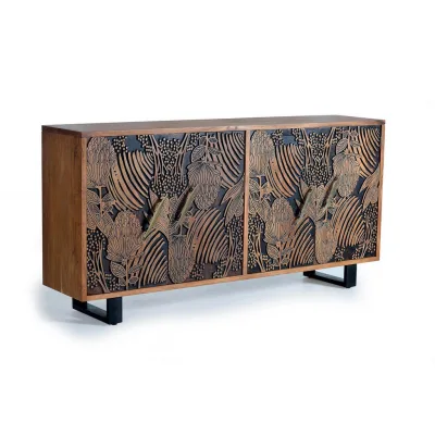 Giner y Colomer Sideboard Braun 42x94x190 cm
