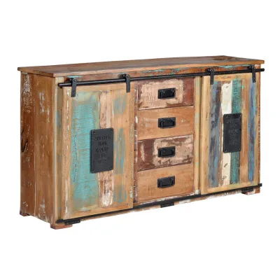 Giner y Colomer Sideboard Chrom 38x81x130 cm