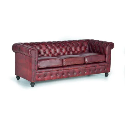 Giner y Colomer Sofa Braun 86x72x200 cm