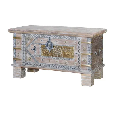 Giner y Colomer Truhe Perlmutt 80x45x40 cm