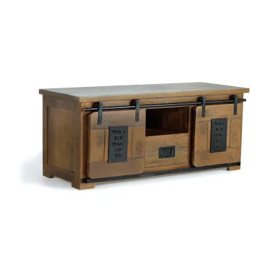 Giner y Colomer Tv-Schrank Braun 130x55x50 cm