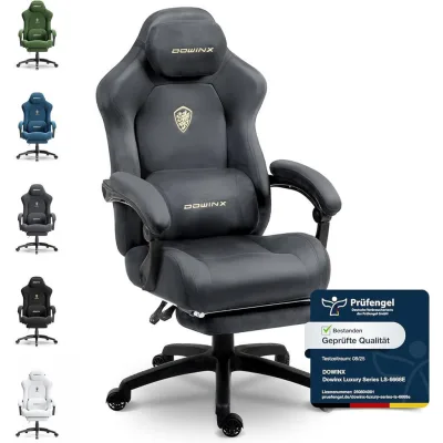 Gisaae Gaming-Stuhl Grau 70x132x70 cm