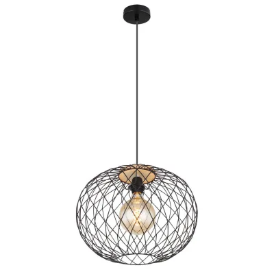Globo Hängeleuchte Braun, Schwarz 150 cm