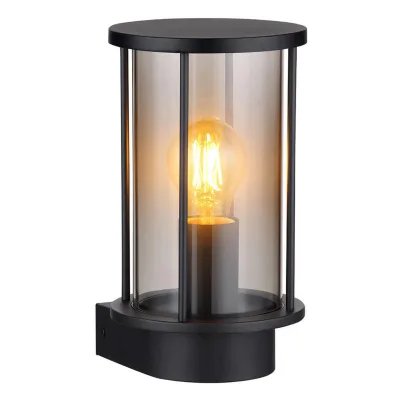 Globo Lighting Aussen-Wandleuchte Schwarz 14.3x25.2x15.2 cm