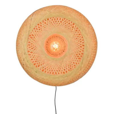Good & Mojo Wandleuchte GOOD\u0026MOJO Natur 60x60x15 cm