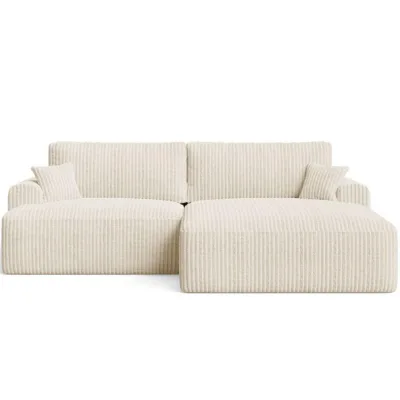 Graingold Ecksofa Beige 259x145 cm
