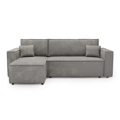 Graingold Ecksofa Grau 253x145 cm
