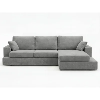 Graingold Ecksofa Grau 260x165 cm