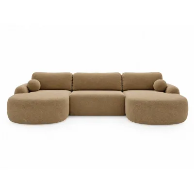 Graingold Ecksofa Hellbraun 347x177 cm