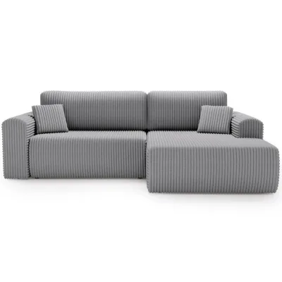 Graingold Ecksofa Hellgrau 257x177 cm