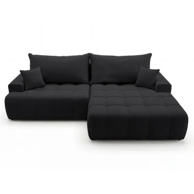 Graingold Ecksofa Schwarz 270x165 cm