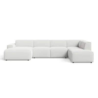Graingold Ecksofa Weiß 378x220 cm
