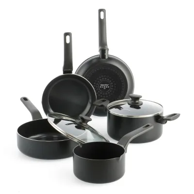 GreenPan Kochtopfset Essence Schwarz