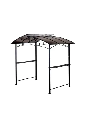 GreenYard Grillpavillon aus Aluminium, ca. 163 x 243 x 235 cm - Anthrazit