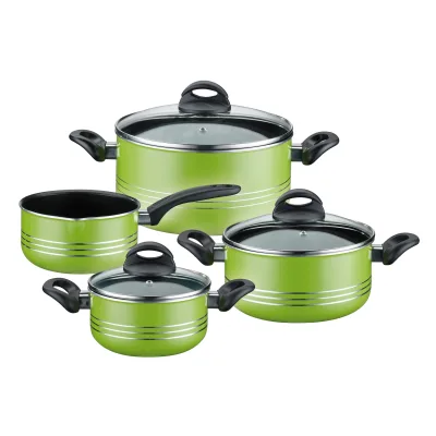 GSW Kochtopf-Set Milano Color 7-tlg. grün