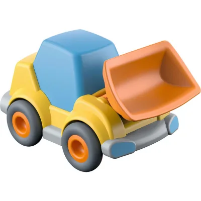 Haba Radlader Kullerbü Blau, Gelb, Grau, Orange 9x6.5x6 cm