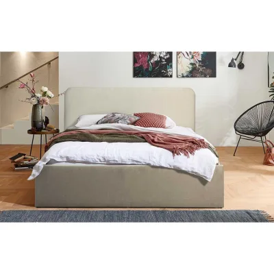 Halmon Schlafkomfort Betten Polsterbett Beige 160x200 cm