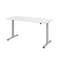 Venda Schreibtisch Ahorn 80x72-119x180 cm