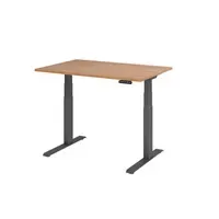 Hammerbacher Schreibtisch Basic 1.200 x 640 x 1.290 x 800 mm (B x H x T) nussbaum