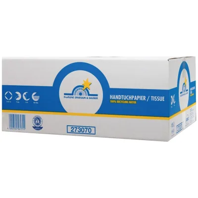 ProfiLINE SPARSAM &amp; SAUBER Papierhandtücher Tissueline 24,5 x 23 cm (B x L)