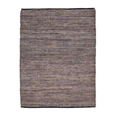 Handwebteppich Orkide blau 60x100 cm
