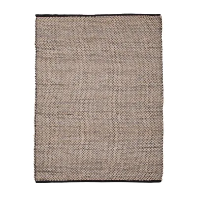 Handwebteppich Orkide grau 60x100 cm