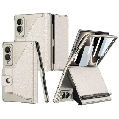 Handyhülle + 9H Schutzglas + Stifthalter Samsung Galaxy Z Fold8 5G Full Cover