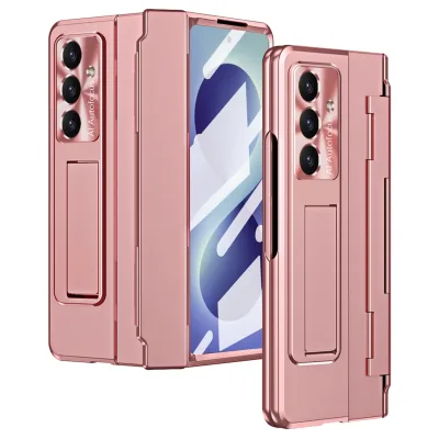 Handyhülle Klapphülle + Display Folie Samsung Galaxy Z Fold8 Ultra 5G Pink