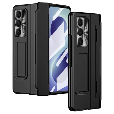 Handyhülle Klapphülle + Display Folie Samsung Galaxy Z Fold8 Ultra 5G Schwarz