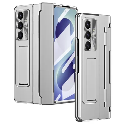 Handyhülle Klapphülle + Display Folie Samsung Galaxy Z Fold8 Ultra 5G Silber