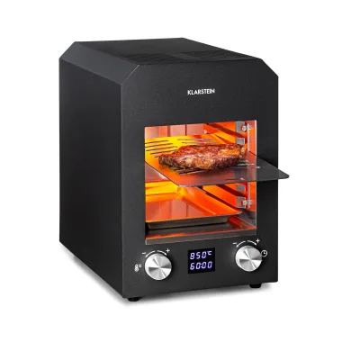 Hannibal Hochtemperaturgrill Indoor 2.200W 850°C schwarz