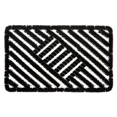 Hanse Home Kokosmatte Mix Mats Schwarz 40x60 cm