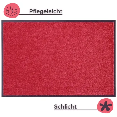 Hanse Home Schmutzfangmatte Wash \u0026 Clean Rot 120x180 cm