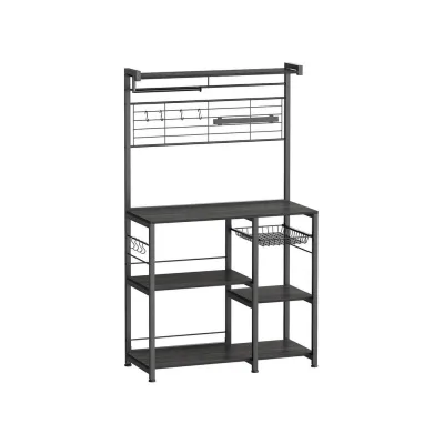 Hansiro Küchenregal Eukalyptusholz 90x167.3x42 cm