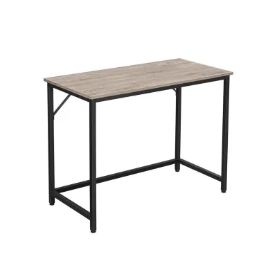 Hansiro Schreibtisch Schwarz Hochglanz 50x75x100 cm