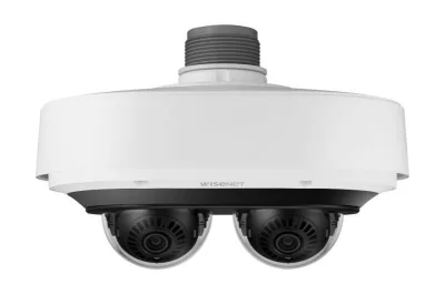 Hanwha Vision SBP-215HMW Dome Kamera Flanschplatte für Hänge Montage für Hanwha Vision Domes Aluminium Weiß