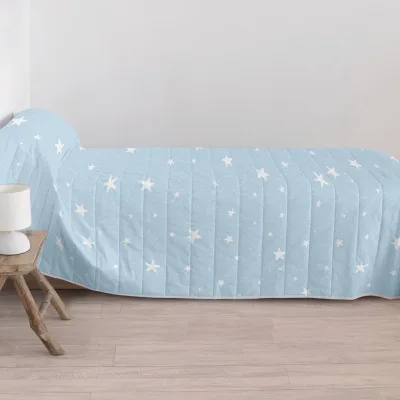 Happy Friday Tagesdecke Blau 200x260 cm