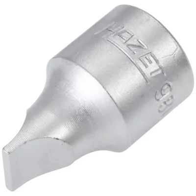 Hazet Schraubendreher-Steckschlüsseleinsatz 1/2 (12,5 mm) Vierkant hohl, Schlitz Profil, SW 2 x 13 mm