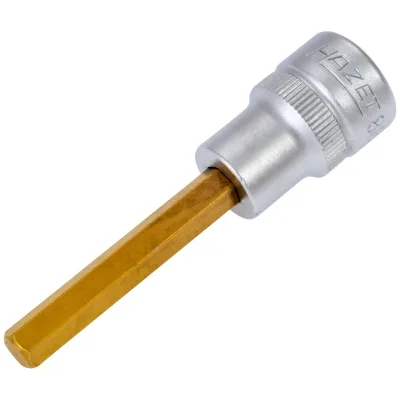 Hazet Schraubendreher-Steckschlüsseleinsatz 8801-6, 3/8 (10 mm) Vierkant hohl, Innen Sechskant Profil, SW 6 mm