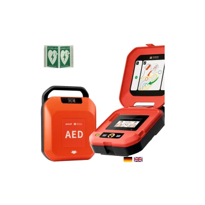 HeartSave YA mit LED-Grafik, automatische Schockabgabe, DE/EN